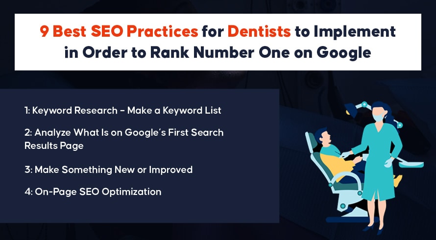 Práticas de SEO para dentistas implementarem para classificar o número um no Google