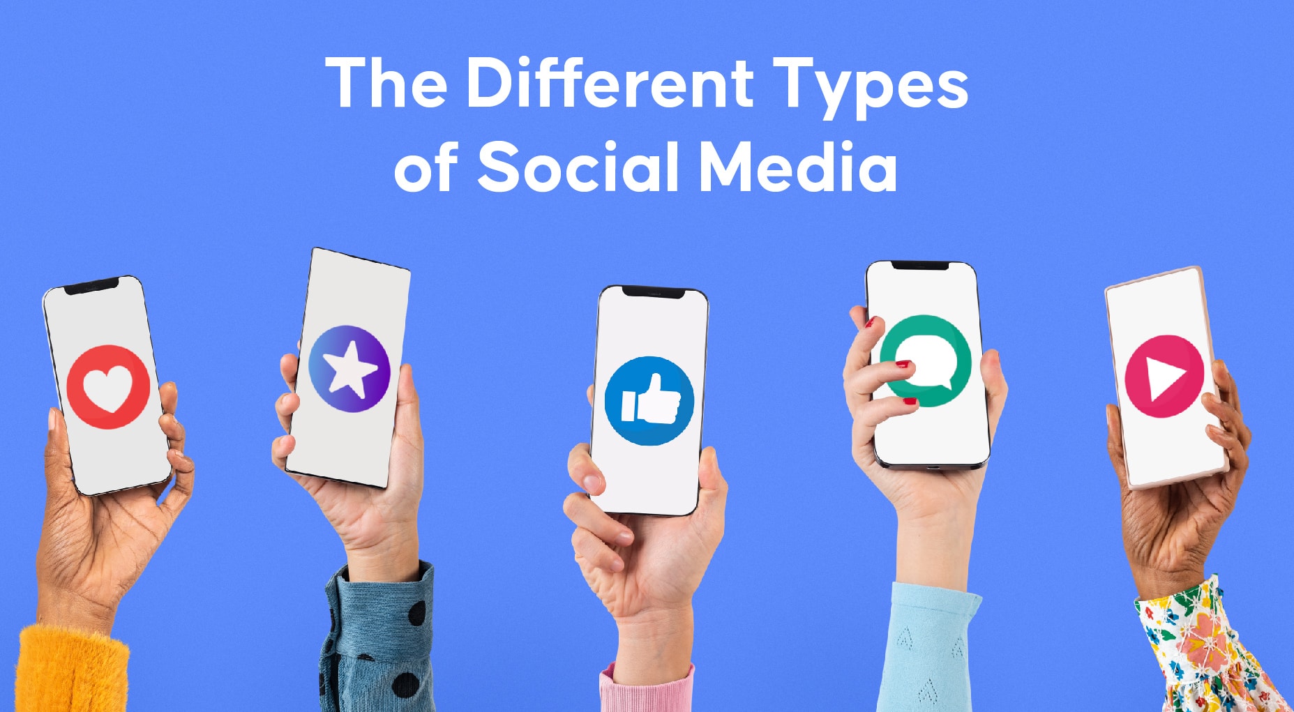 Los diferentes tipos de redes sociales