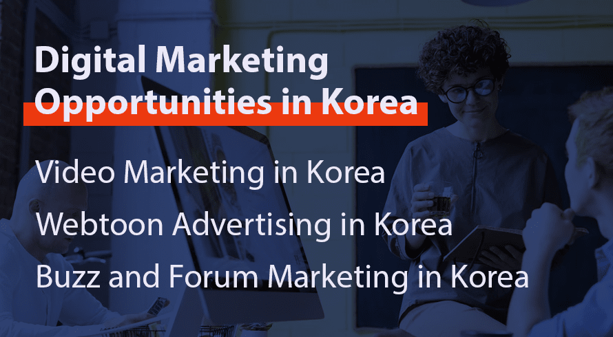 Oportunidades de marketing digital en Corea