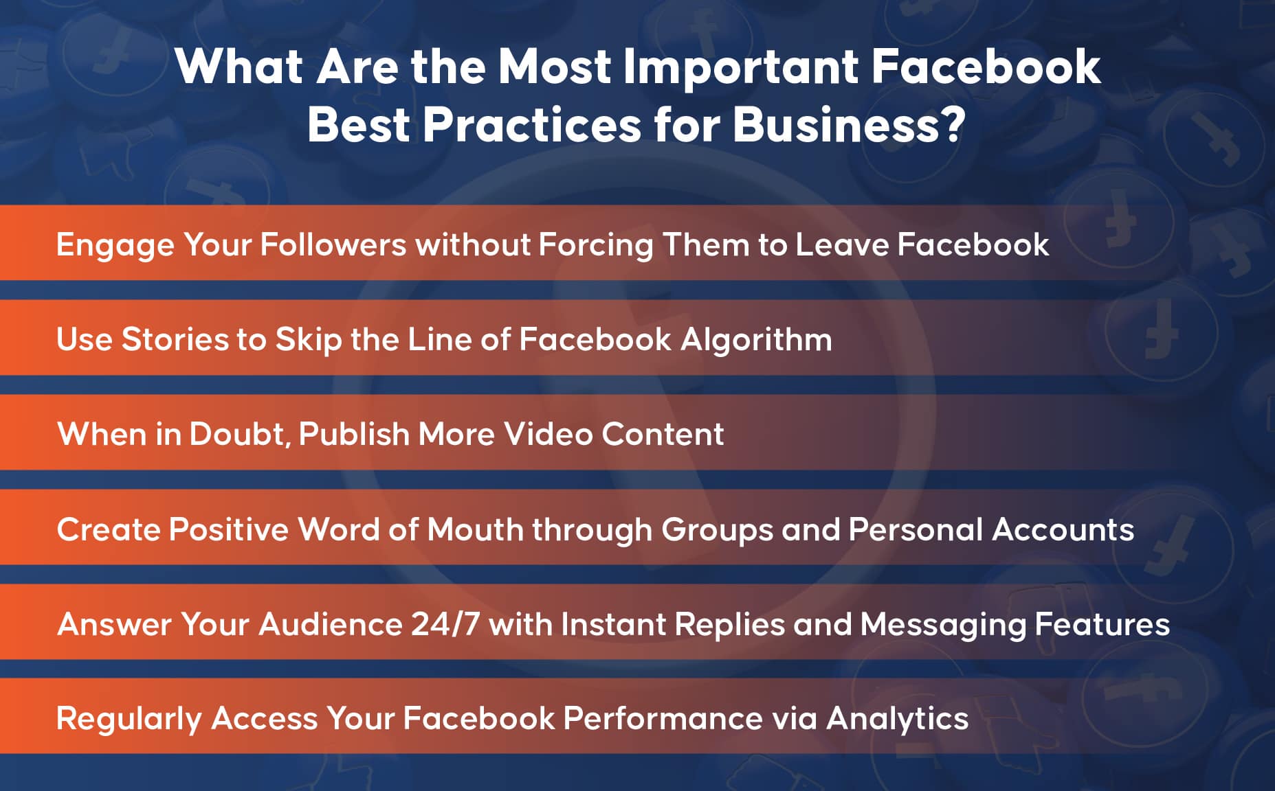 Was sind die wichtigsten Facebook Best Practices für Unternehmen?