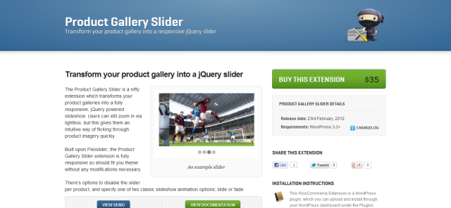 Product Gallery Slider