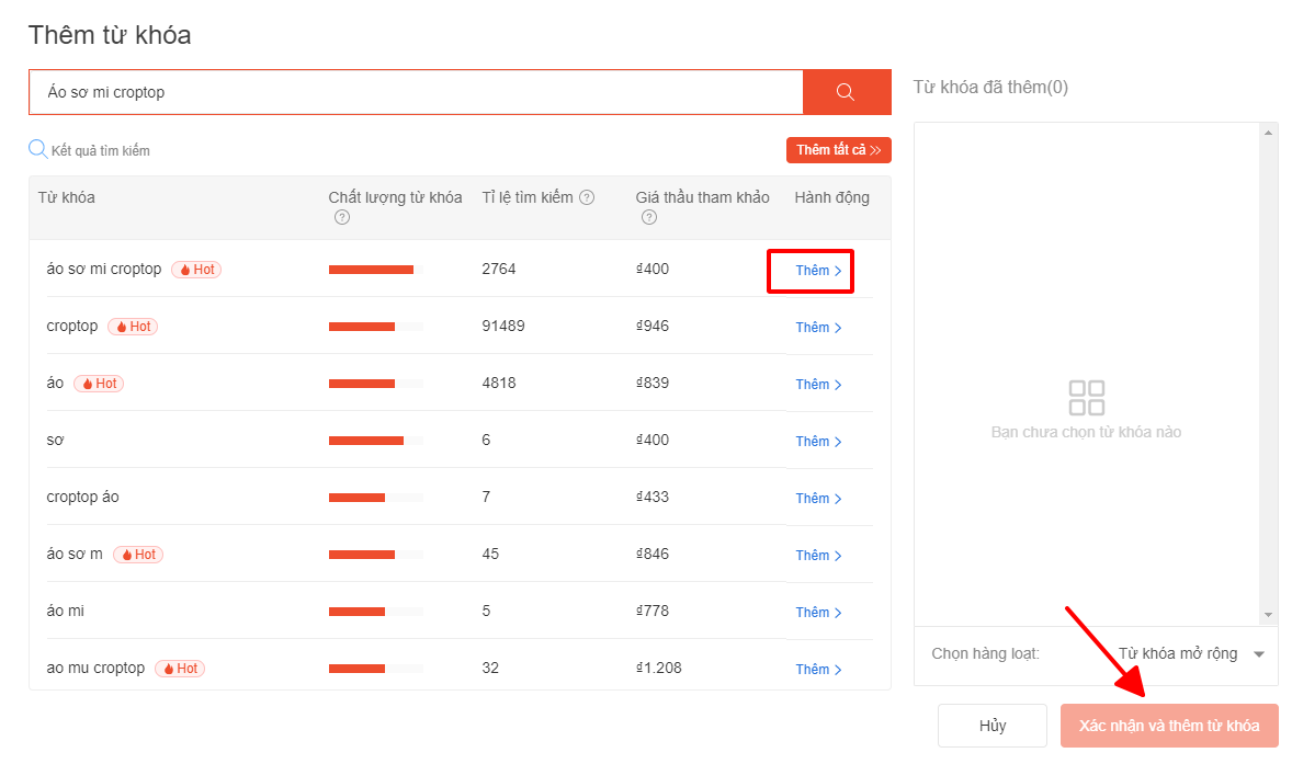 Shopee keyword tools