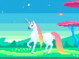 Gambar piksel peri yang melambaikan tongkat pada unicorn, mewakili Personalisasi dan keterlibatan adalah kunci bisnis saat ini. Dengan menggabungkan tumpukan teknologi pemasaran Anda, Anda menciptakan pengalaman pelanggan yang lebih baik.