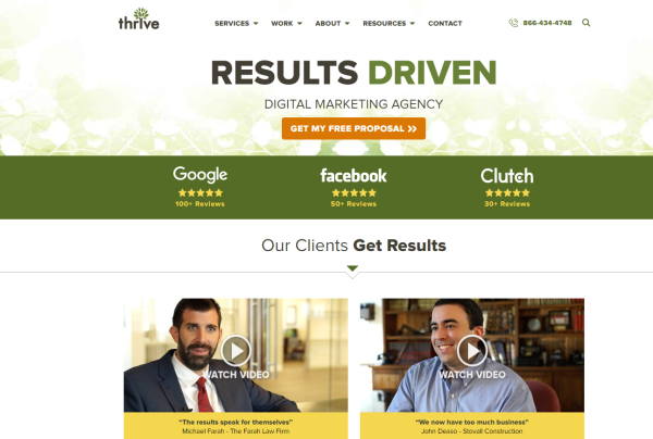 Thrive Internet Marketing Agency - empresa SEO